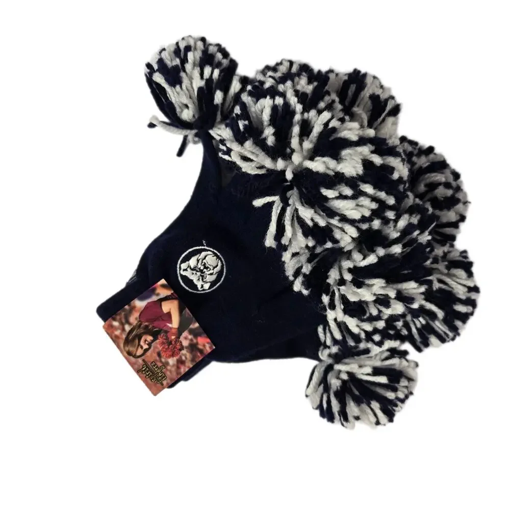 Butler Bulldogs Spirit Fingerz Pom Pom Gloves One Size Fits All NEW Winter